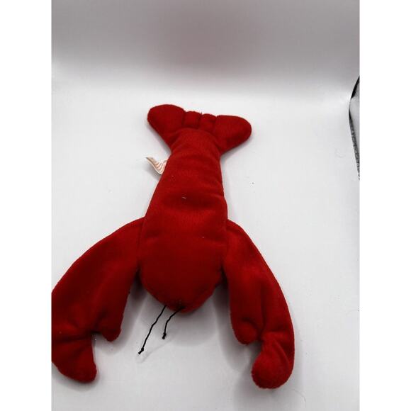 TY Beanie Baby Babies Stuffed Animal Plush Pinchers Lobster 1993 - Picture 6 of 10